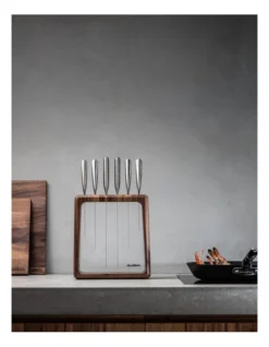 Global Hashira 7 Piece Knife Block Set Walnut 7 Global Hashira 7 Piece Knife Block Set Walnut -Kitchen Essentials Shop 911432620 3 720x928