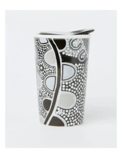 My Way Lidded Travel Mug 270ml With Ceramic Lid In Black