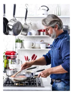 KitchenAid Classic Stainless Steel Open Frypan 24cm -Kitchen Essentials Shop 914827420 3 720x928