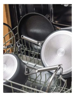 Ninja Zero Stick Piece Cookware Set Stainless Steel/Charcoal -Kitchen Essentials Shop 916622290 4 720x928