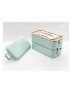 Twin Bento Lunch Box Large 2 Tiered 3 Tiered Green 15 Twin Bento Lunch Box Large 2 Tiered 3 Tiered Green -Kitchen Essentials Shop 916909570 7 720x928