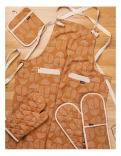 Splice Double Oven Glove In Ginger -Kitchen Essentials Shop 918757990 3 720x928