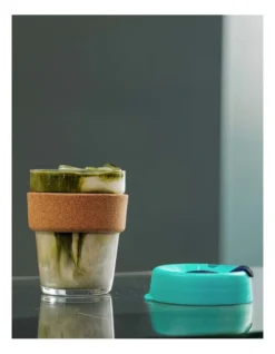 Brew Cork, Reusable Glass Cup, Nightfall, M 12oz / 340ml -Kitchen Essentials Shop 918998830 3 720x928