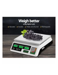 EMAJIN 40KG Digital Kitchen Scale Electronic Weighing Shop Market LCD 10 EMAJIN 40KG Digital Kitchen Scale Electronic Weighing Shop Market LCD -Kitchen Essentials Shop 925298920 3 720x928