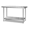 Commercial Stainless Steel Kitchen Bench 1524 X 61mm Silver -Kitchen Essentials Shop 925307380 1 720x928