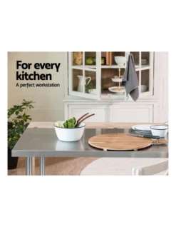 Commercial Stainless Steel Kitchen Bench 1524 X 61mm Silver -Kitchen Essentials Shop 925307380 7 720x928