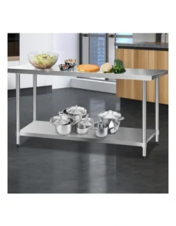 Commercial Stainless Steel Kitchen Bench 1829 X 61mm Silver 11 Commercial Stainless Steel Kitchen Bench 1829 X 61mm Silver -Kitchen Essentials Shop 925307470 3 720x928