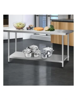 Commercial Stainless Steel Kitchen Bench 43 Food Prep Table 1829x76mm Silver -Kitchen Essentials Shop 925307830 3 720x928