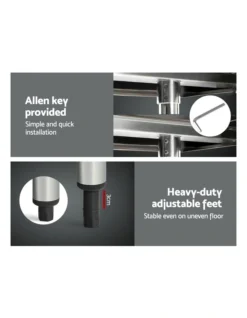 Commercial Stainless Steel Kitchen Bench 43 Food Prep Table 1829x76mm Silver -Kitchen Essentials Shop 925307830 7 720x928