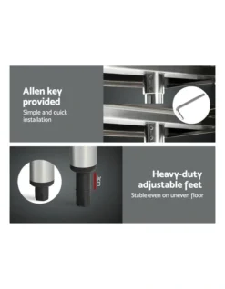 Commercial Stainless Steel Kitchen Bench Prep Table W/ Wheels 1829x76mm Silver 13 Commercial Stainless Steel Kitchen Bench Prep Table W/ Wheels 1829x76mm Silver -Kitchen Essentials Shop 925307920 5 720x928