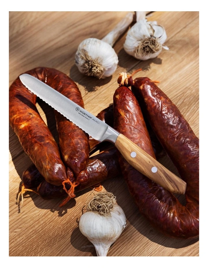 Wusthof Amici Serrated Paring Knife 14cm 4 Wusthof Amici Serrated Paring Knife 14cm - Image 2