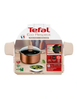 Tefal Eco Respect Induction Non-Stick Stewpot 24cm Lid In Bronze -Kitchen Essentials Shop 928709560 6 1 720x928