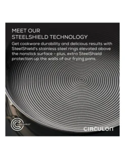 SteelShield C-Series Nonstick Frypan 22cm In Stainless Steel -Kitchen Essentials Shop 933769900 3 1 720x928