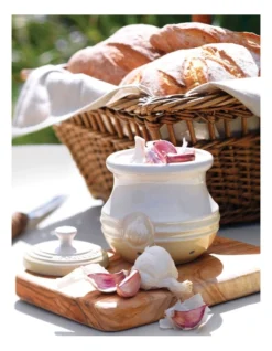 Le Creuset Garlic Keeper In White 8 Le Creuset Garlic Keeper In White -Kitchen Essentials Shop 934245370 3 720x928