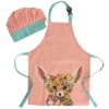 Maxwell & Williams Marini Ferlazzo Wild Planet Kids Apron & Hat Set Fennec Fox In Pink 2 Maxwell & Williams Marini Ferlazzo Wild Planet Kids Apron & Hat Set Fennec Fox In Pink -Kitchen Essentials Shop 934403410 1 720x928