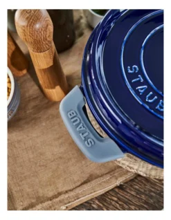 Staub Round Cocotte 24cm In Dark Blue -Kitchen Essentials Shop 934731280 4 720x928