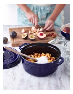 Staub Round Cocotte 24cm In Dark Blue -Kitchen Essentials Shop 934731280 6 720x928