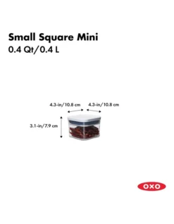OXO POP Container Small Square Mini 400ml -Kitchen Essentials Shop 934746130 3 720x928