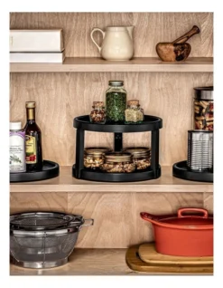 Basic Twin Turntable 24cm In Carbon -Kitchen Essentials Shop 935001550 3 720x928