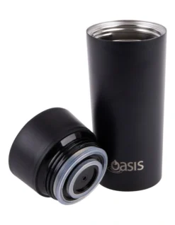 Oasis Stainless Steel Double Wall Insulated Travel Mug 360ml In Black 11 Oasis Stainless Steel Double Wall Insulated Travel Mug 360ml In Black -Kitchen Essentials Shop 935001820 4 720x928