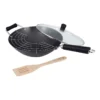 Non-Stick 4 Piece Carbon Steel Wok Set 31cm -Kitchen Essentials Shop 936529210 1 720x928