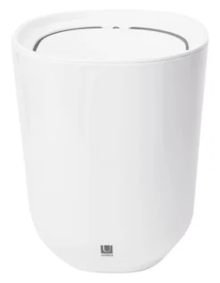 Umbra Step Waste Can With Lid 20 X 20 X 26cm In White