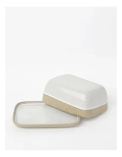 Esperance Wiped Edge Butter Dish 17x9x26cm In White 6 Esperance Wiped Edge Butter Dish 17x9x26cm In White -Kitchen Essentials Shop 939674620 2 720x928