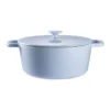 ID Pastel Cast Iron Casserole With Lid 28cm In Sky Blue 2 ID Pastel Cast Iron Casserole With Lid 28cm In Sky Blue -Kitchen Essentials Shop 940665610 1 720x928