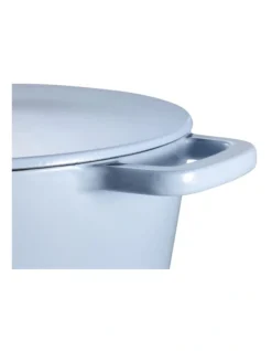 ID Pastel Cast Iron Casserole With Lid 28cm In Sky Blue 12 ID Pastel Cast Iron Casserole With Lid 28cm In Sky Blue -Kitchen Essentials Shop 940665610 5 720x928