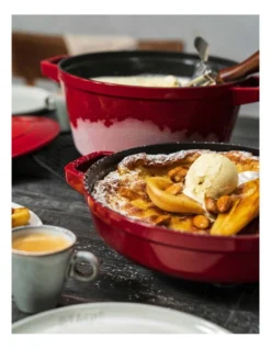 Staub Stackables 3 Piece Cocotte Braiser Pan With Lid In Cherry Red -Kitchen Essentials Shop 946585450 6 720x928