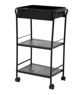 Move 3 Tier Kitchen Cart 74.5cm In Black 11 Move 3 Tier Kitchen Cart 74.5cm In Black -Kitchen Essentials Shop 949624120 3 720x928