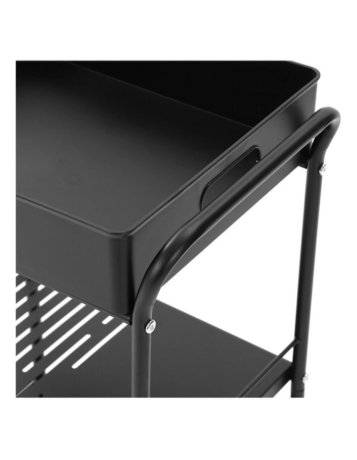 Move 3 Tier Kitchen Cart 74.5cm In Black 9 Move 3 Tier Kitchen Cart 74.5cm In Black - Image 7