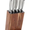 Knife Block 6 Piece In Black/Acacia 1 Knife Block 6 Piece In Black/Acacia -Kitchen Essentials Shop 950085010 1 720x928