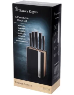 Encased Bamboo 6 Piece Knife Block 7 Encased Bamboo 6 Piece Knife Block -Kitchen Essentials Shop 950085550 3 720x928