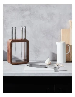 Pro Vault Knife Block Set 6 Piece In Brown 10 Pro Vault Knife Block Set 6 Piece In Brown -Kitchen Essentials Shop 950086180 2 2 720x928