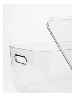 Storage Tub 35x24.5x16.6cm In Clear 8 Storage Tub 35x24.5x16.6cm In Clear -Kitchen Essentials Shop 961811020 3 1 720x928