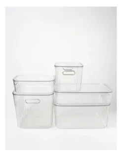 Storage Tub 35x24.5x16.6cm In Clear 9 Storage Tub 35x24.5x16.6cm In Clear -Kitchen Essentials Shop 961811020 4 1 720x928