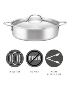 Per Amore Induction Covered Sauteuse 30cm/4.7L In Stainless Steel 11 Per Amore Induction Covered Sauteuse 30cm/4.7L In Stainless Steel -Kitchen Essentials Shop 968130460 3 1 720x928