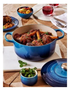 Le Creuset Signature Round Casserole 24cm/ 4.2Lt In Azure Blue -Kitchen Essentials Shop 968243320 5 720x928