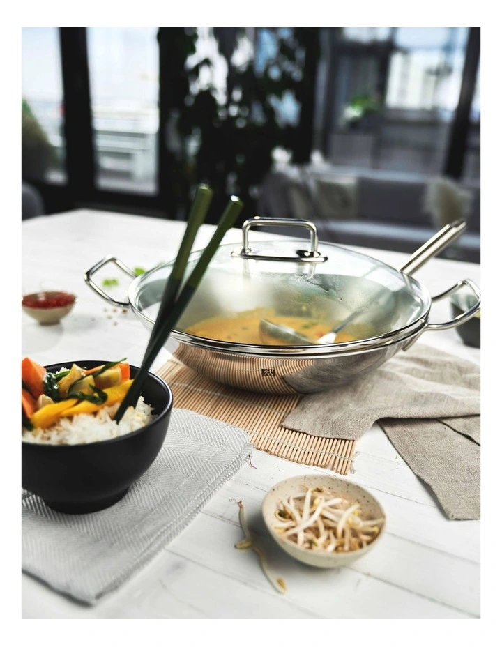 Zwilling Wok 2 Side Handles In Silver 7 Zwilling Wok 2 Side Handles In Silver - Image 5