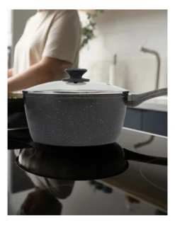 Forged Saucepan With Lid 20cm In Black -Kitchen Essentials Shop 991180630 4 720x928