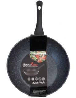 Forged Non Stick Wok 30cm In Black -Kitchen Essentials Shop 991180810 2 720x928