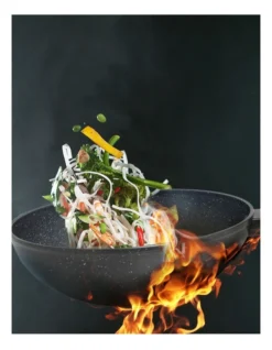 Forged Non Stick Wok 30cm In Black -Kitchen Essentials Shop 991180810 3 720x928