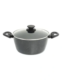 Wok Pan 30cm And Casserole 24cm Set In Black -Kitchen Essentials Shop 991181350 2 720x928