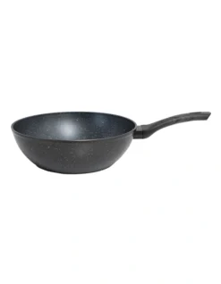Wok Pan 30cm And Casserole 24cm Set In Black -Kitchen Essentials Shop 991181350 5 720x928