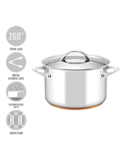 Per Vita Stainless Steel Induction Covered Stockpot 24cm/7.1L 9 Per Vita Stainless Steel Induction Covered Stockpot 24cm/7.1L -Kitchen Essentials Shop 995658680 3 3 720x928