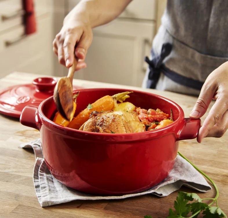 Kitchen Essentials Shop -Kitchen Essentials Shop emile henry round stewpot burgundy